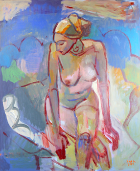 Claudia, 2009, Acryl/ Lwd., 