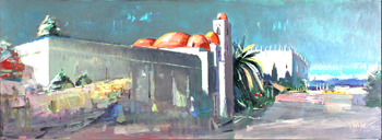 Palermo I, 2006, Acryl/ Hartf.,